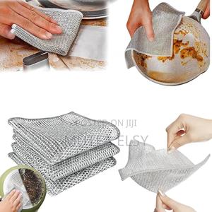 10pcs Pack Silver Rag Double Sided Cleaning Pads - thumbnail 2