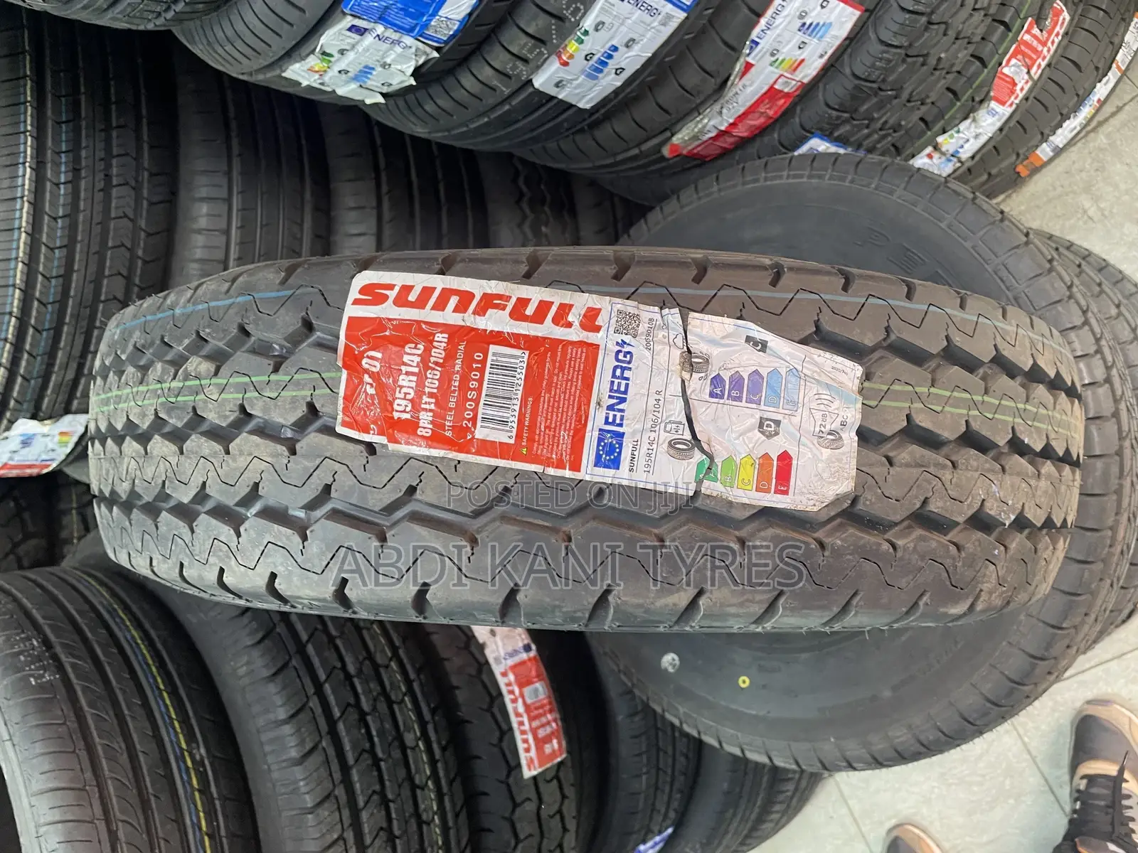 195r14c Sunful Tires