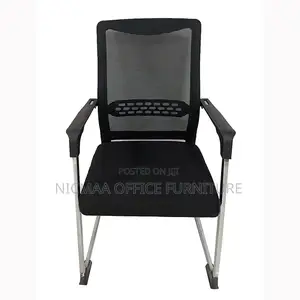 Breathable Comfort With Sleek Metal Frame Visitor Seat