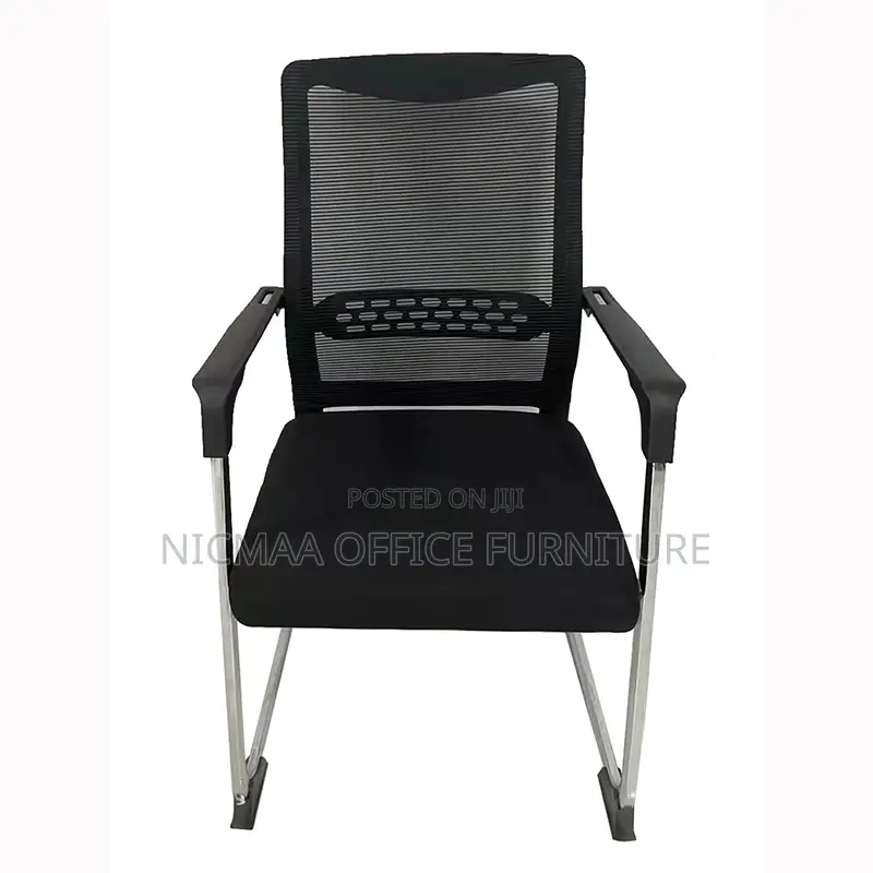 Breathable Comfort With Sleek Metal Frame Visitor Seat