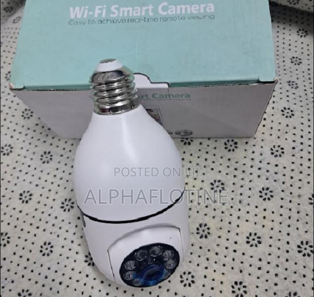 360° Wifi Rotating Nanny's Camera Security Single Lens Bulb(Icsee App)