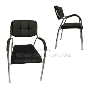 Black Chrome Finish Catalina Visitor Seat