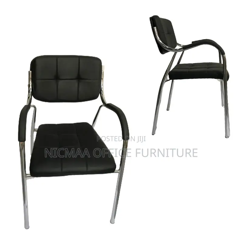 Black Chrome Finish Catalina Visitor Seat
