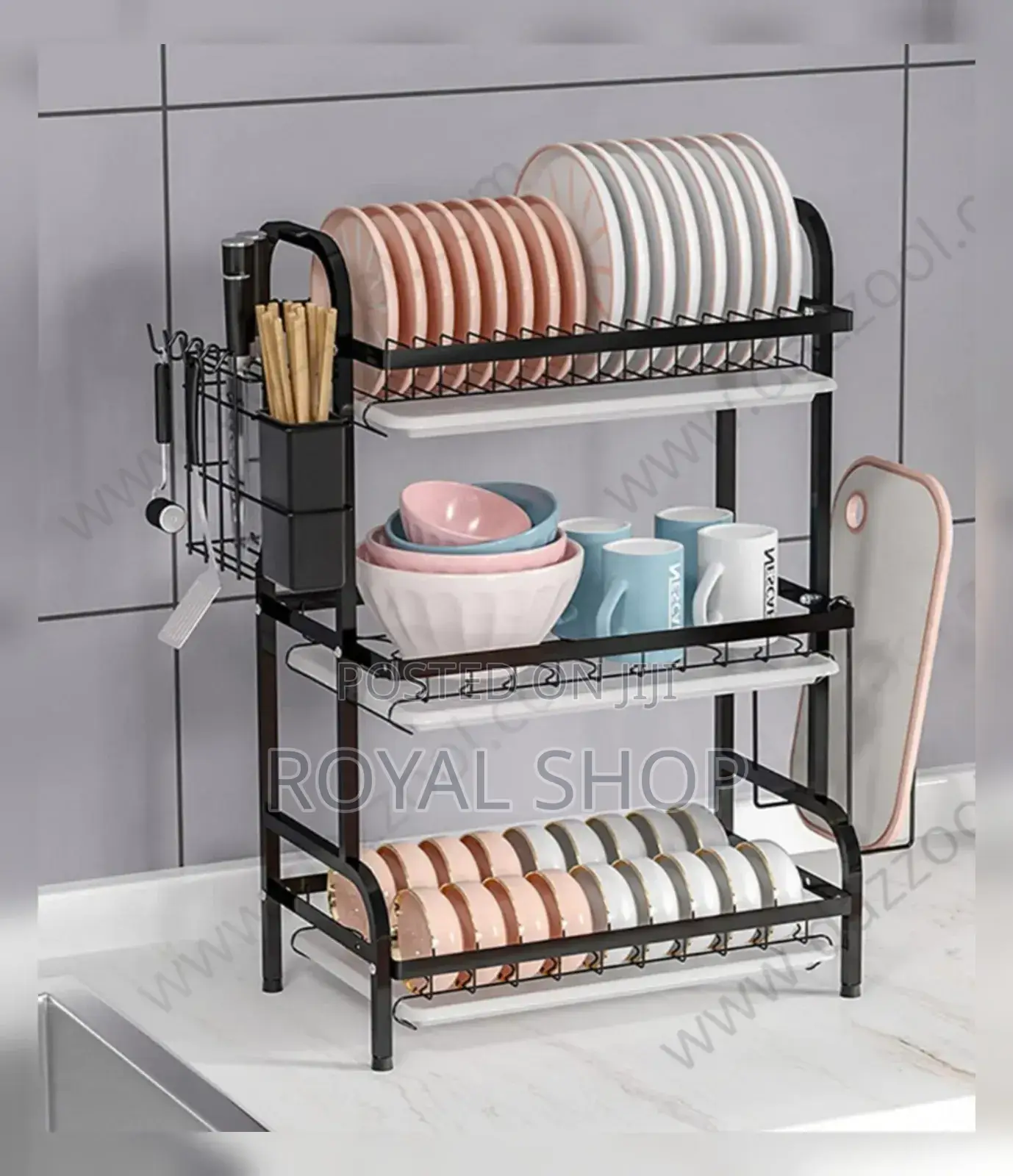 3 Tier Carbon Steel