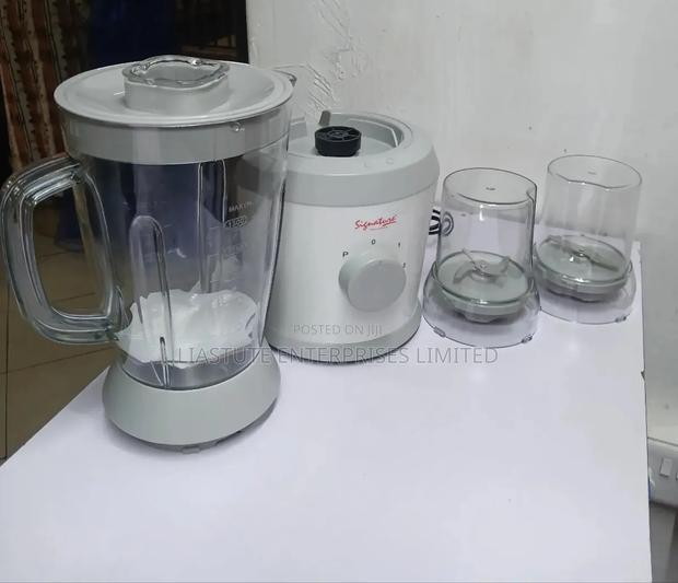 Signature 3-in-1 Blender With a Grinder Attachment.