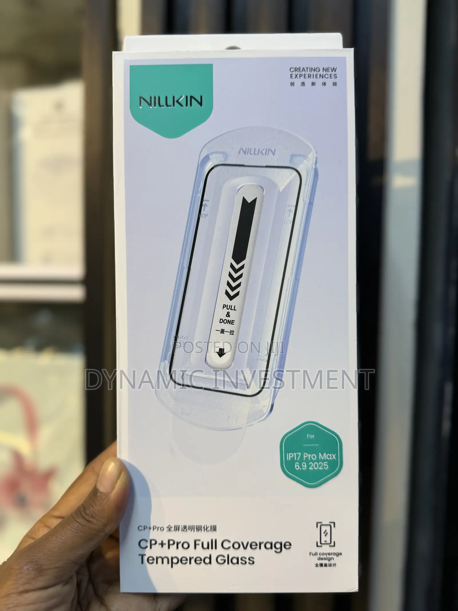 iPhone 17 Pro Max Nillkin Tempered Glass Screen Protector With Tray