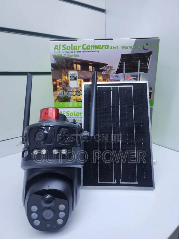 Wifi Dual Lens Solar Camera - main view