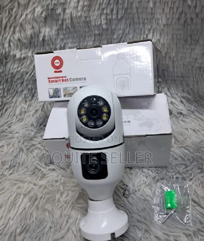 V380 Wifi Dual Lens Camera Color Night Vision CCTV Security Ip Outdoor