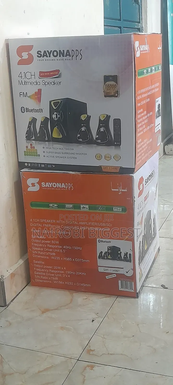 Sayona SHT-1148bt 5.1ch Amazing Woofer Home Theatre