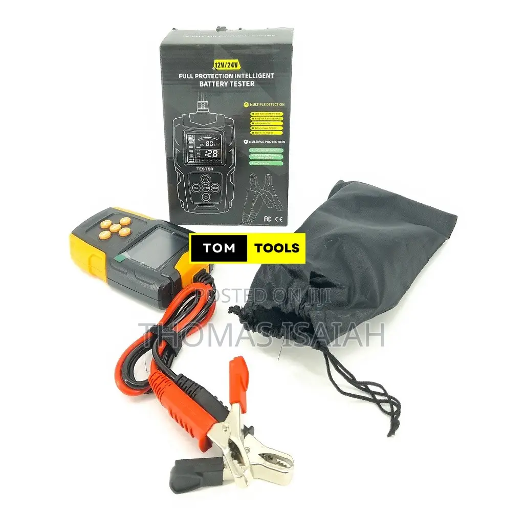 Battery Tester 12v 24v Full Protection Intelligent Battery Tester