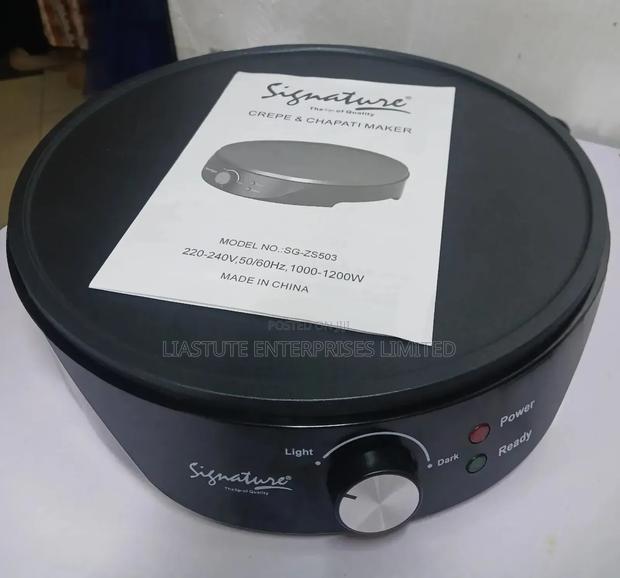 Signature Crepe Chapati Maker, Model No. Sg-Zs503.