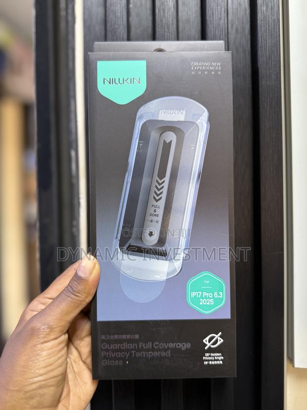 Apple iPhone 17 Pro 6.3 Privacy Tempered Glass Screen Protector - main view