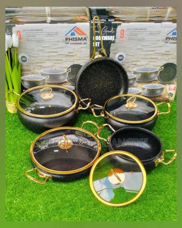 9pcs Granite Coating Kitchen Cookware Set - main view