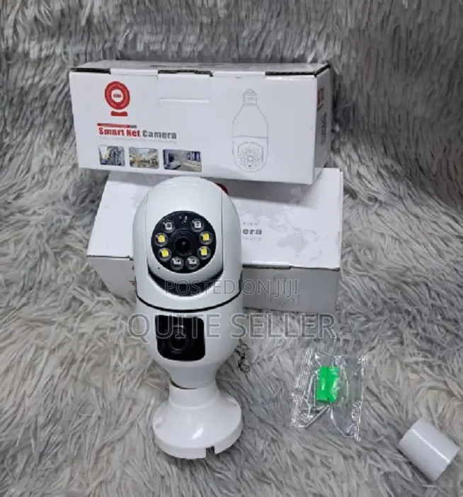 Wi-Fi Camera CCTV Camera 1080p Wireless PTZ Bulb Shape V380 Pro
