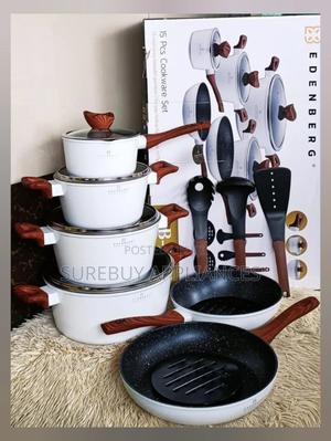 15 Pieces Edenberg Nonstick Cookware Set - thumbnail 2