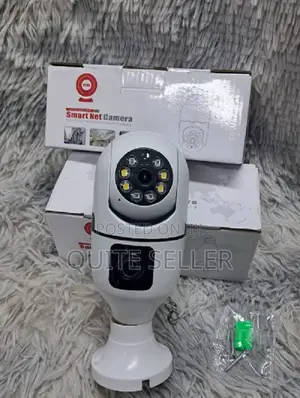 1080p Wireless PTZ Bulb Shape V380 Pro 360° Smart Home Security Camera