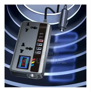 Multifunction Car Inverter 12v/24v. 200w/400w With 6usb Charging Ports