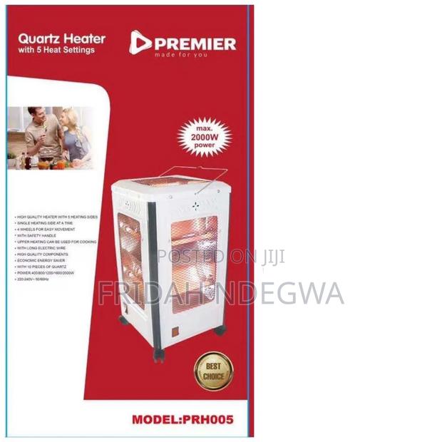 Quartz Heater With 5 Heat Settings