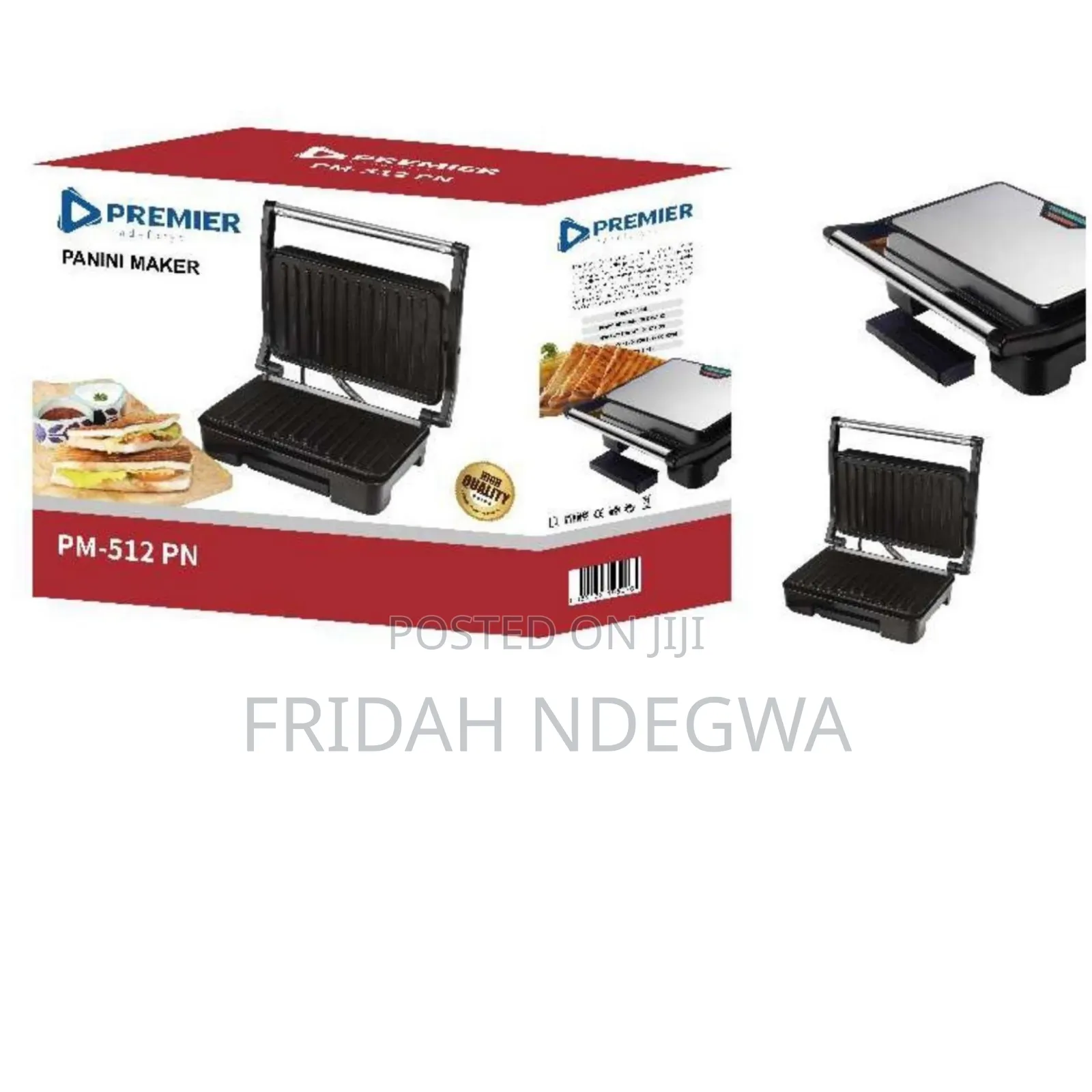 Premier Panini Maker Pm512