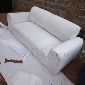 White 3 Seater Indoor Seat