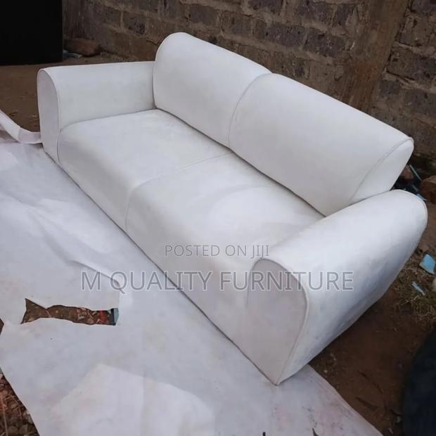 White 3 Seater Indoor Seat