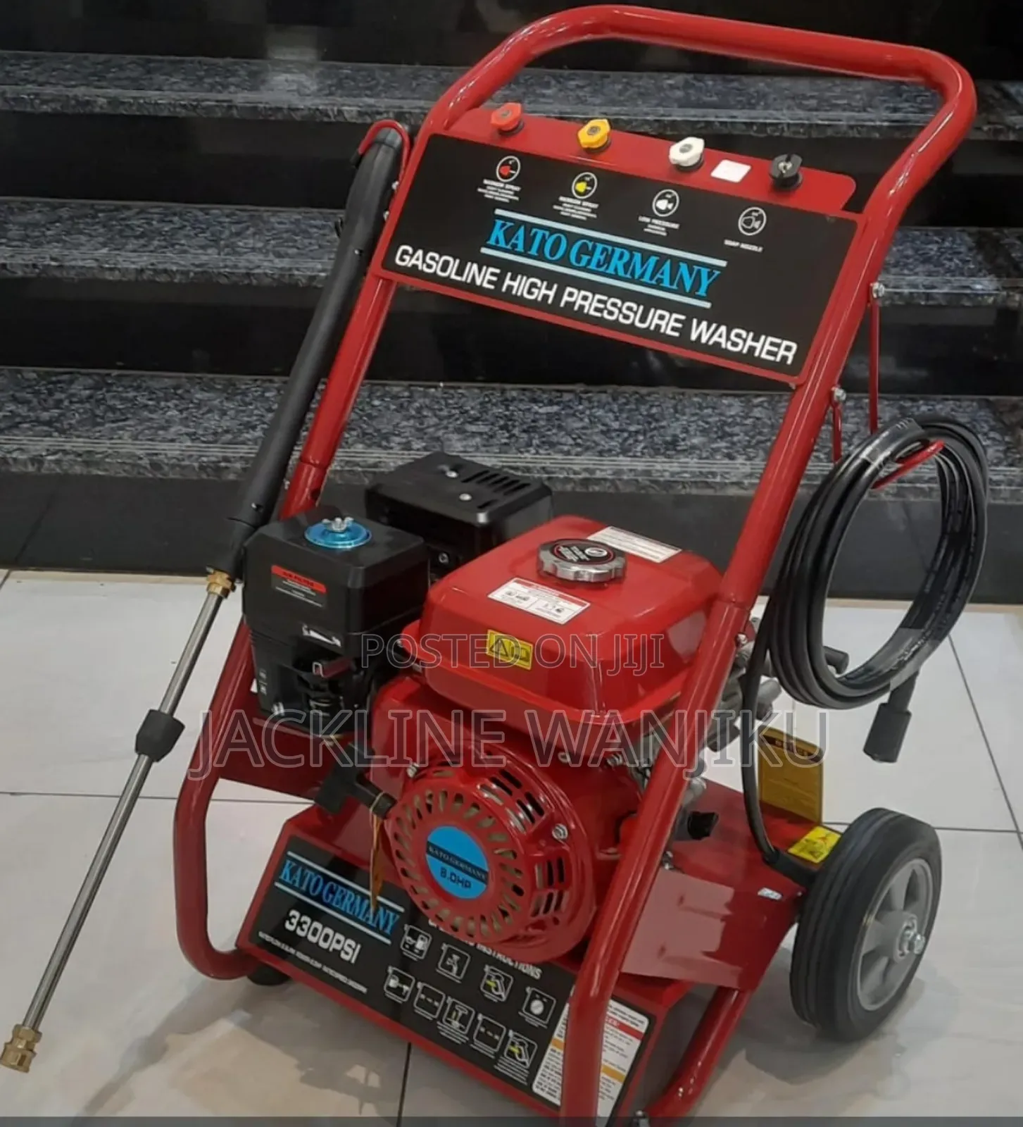 Gasoline High Pressure Washer Machine/ Kato Pressure Carwash Machine