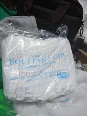 White Safety Nets Head Caps