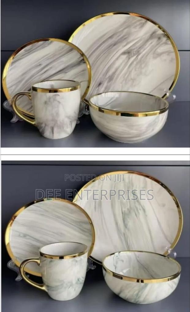 24pcs Marble Dinnerset - main view
