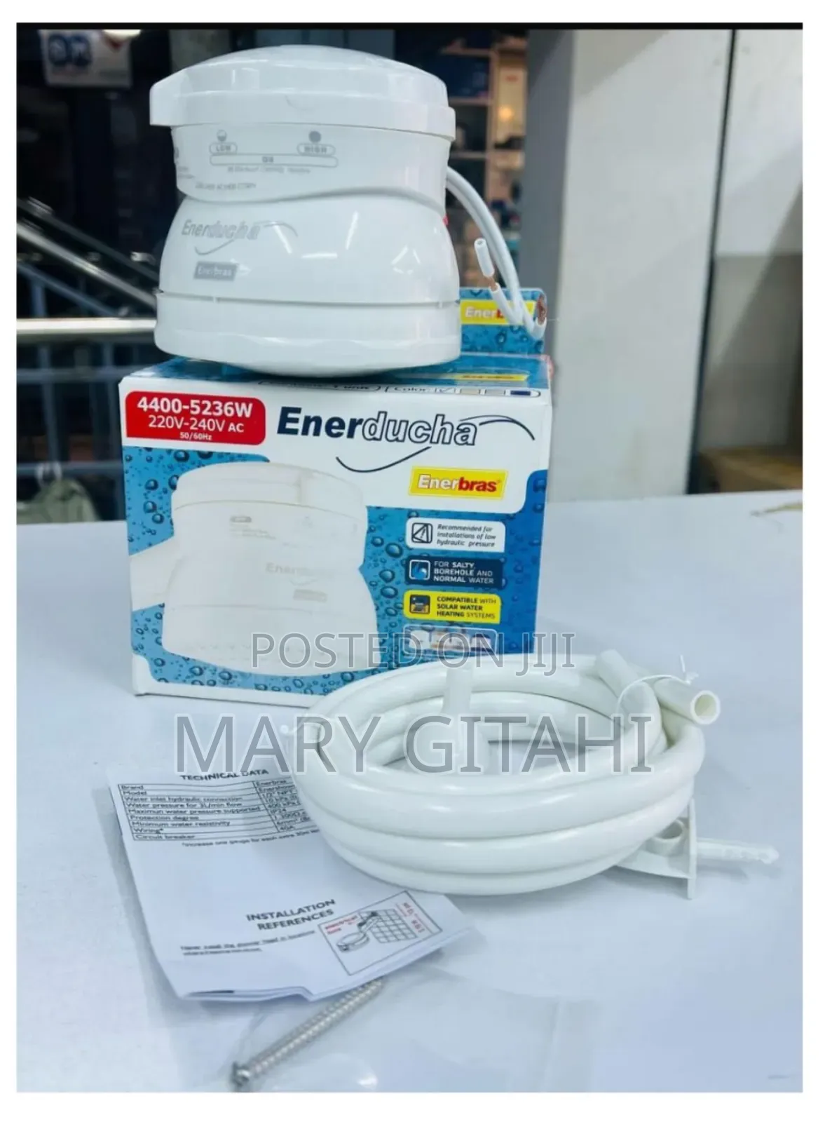 3t Enerducha Enerbras Shower Head