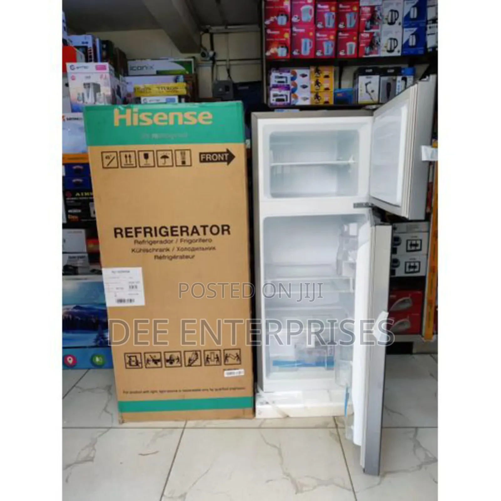 120l Hisense Double Door Fridge