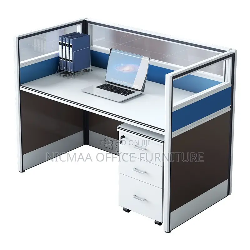 Single-Person Office Cubicle Workstation