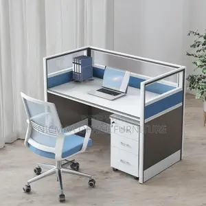 Single-Person Office Cubicle Workstation