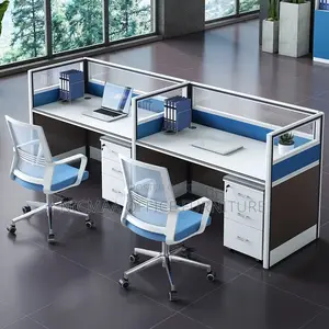 Modern Executive 2-Person Workstation
