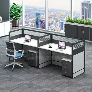 Modern Executive 2-Person Workstation