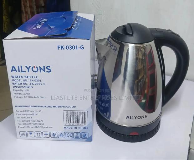 Ailyons Fk-0301-G Electric Water Kettle, Cordless