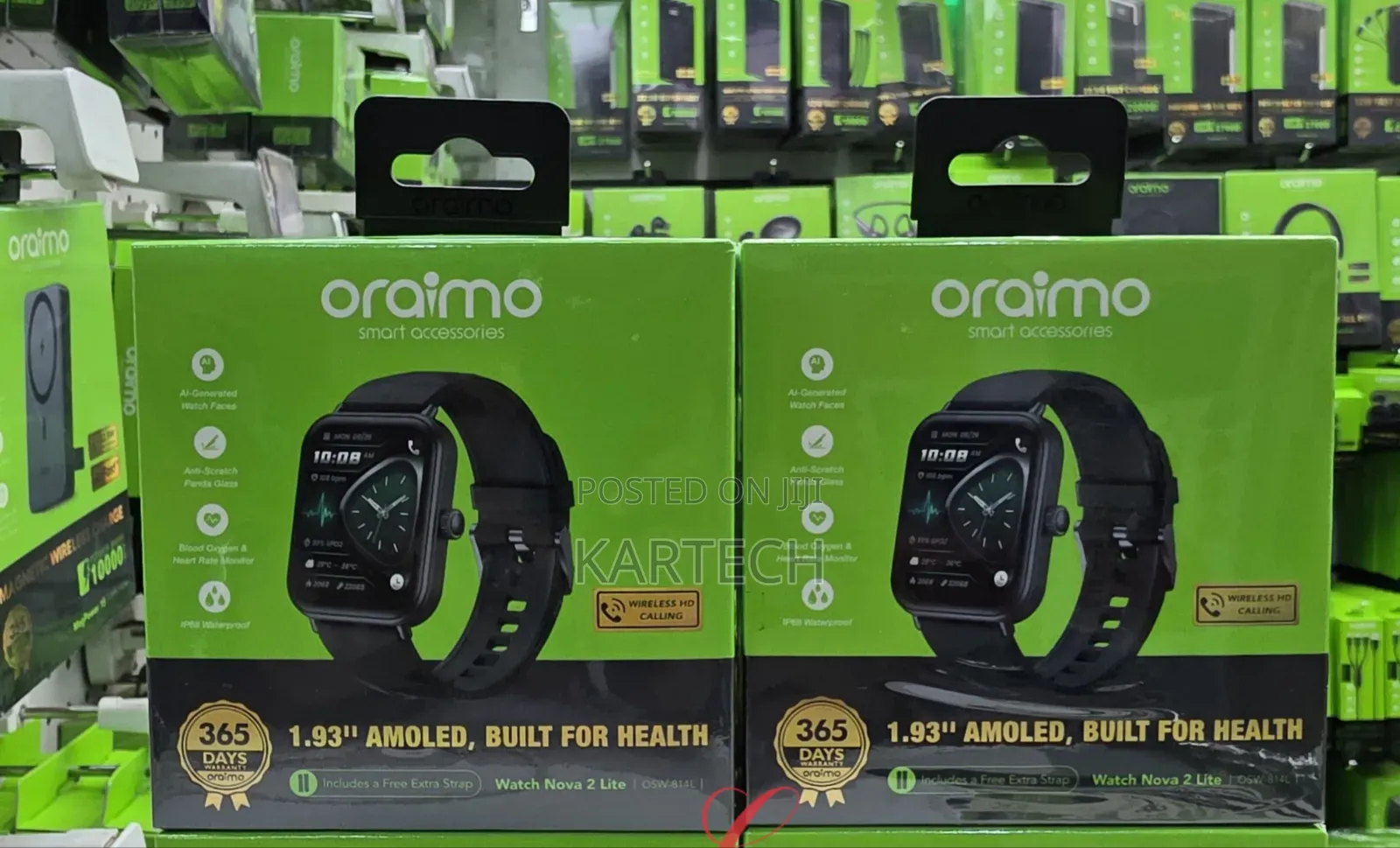 Oraimo Watch Nova 2 Lite Osw-814l Ip68 Wireless Hd Calling Smart Watch