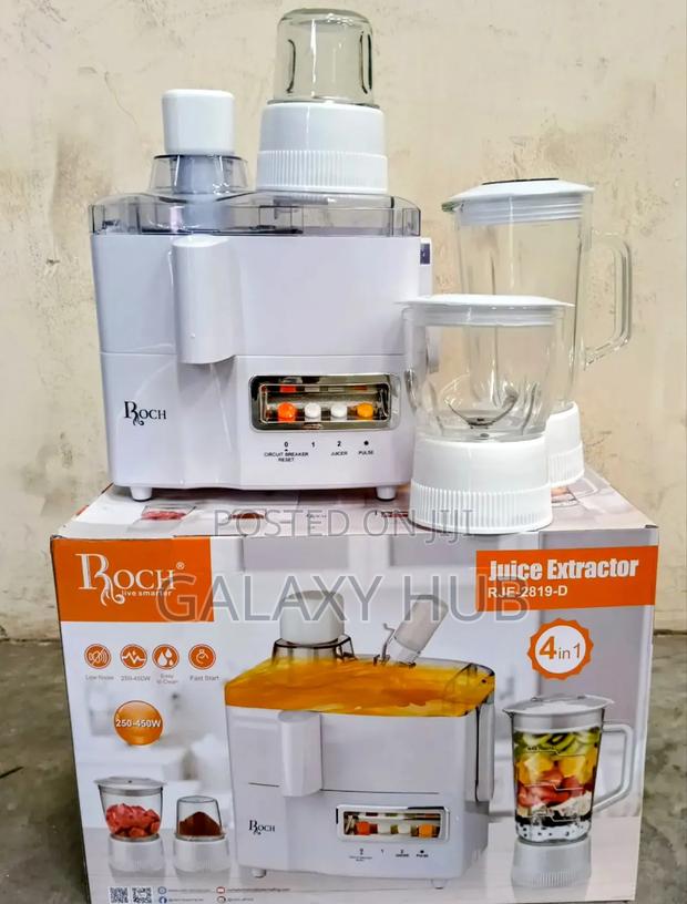 Roch 4 in 1 Juicer -Blender-Grinder and Mill Food Processor