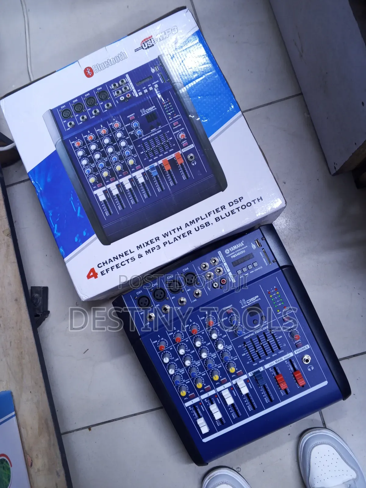 4 Channel Powered Mixer