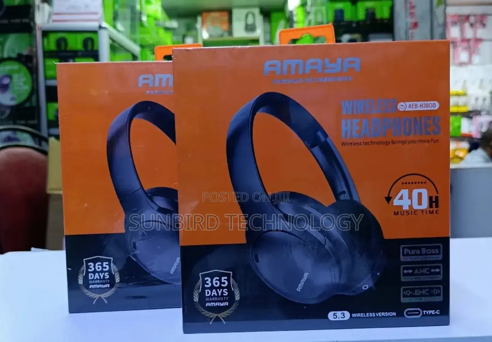 Aeb-H360d Amaya 40hrs Headphones