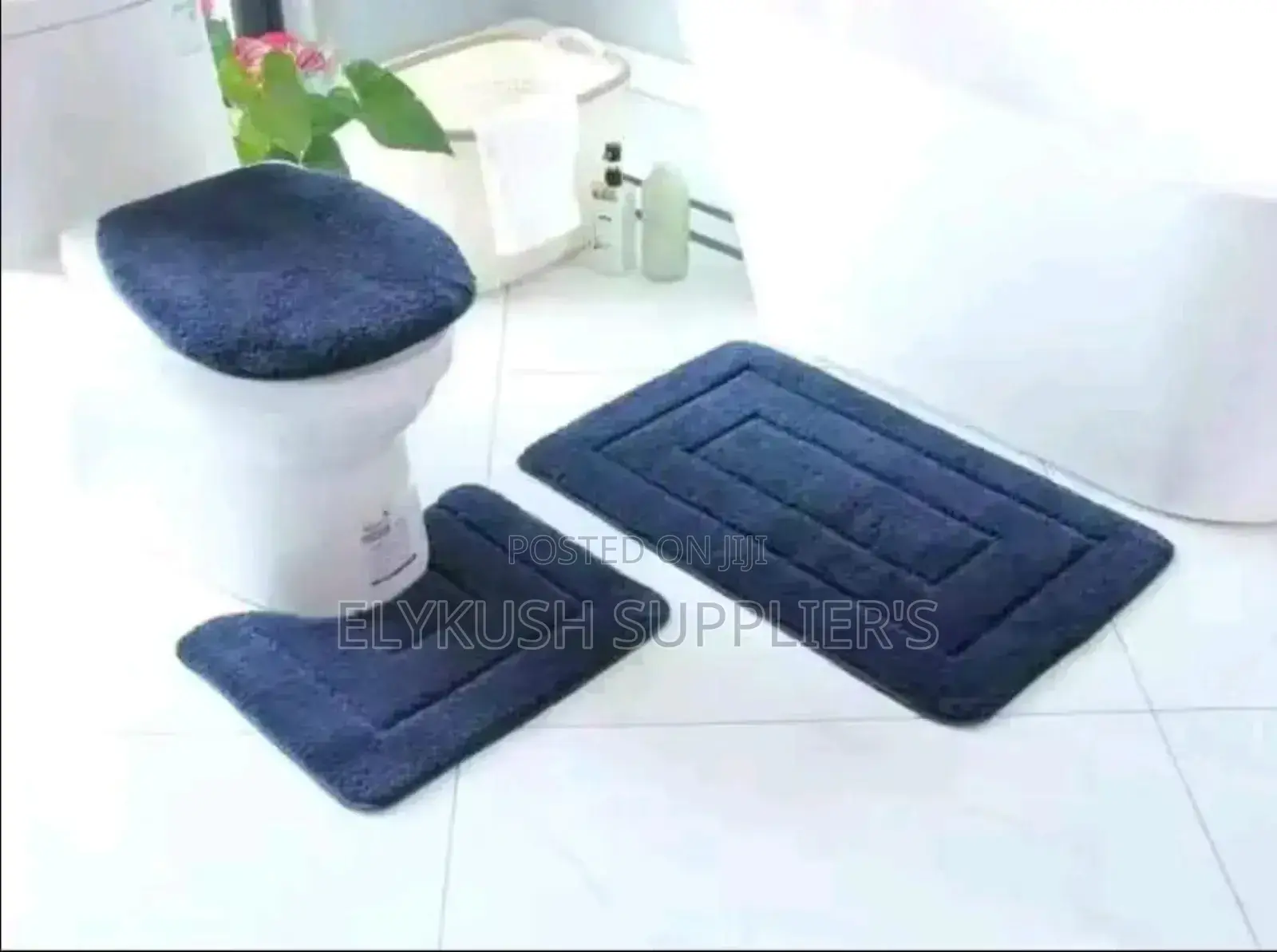 * 3pc Set Antislip Toilet Mats* ~Suitable for Bathroom