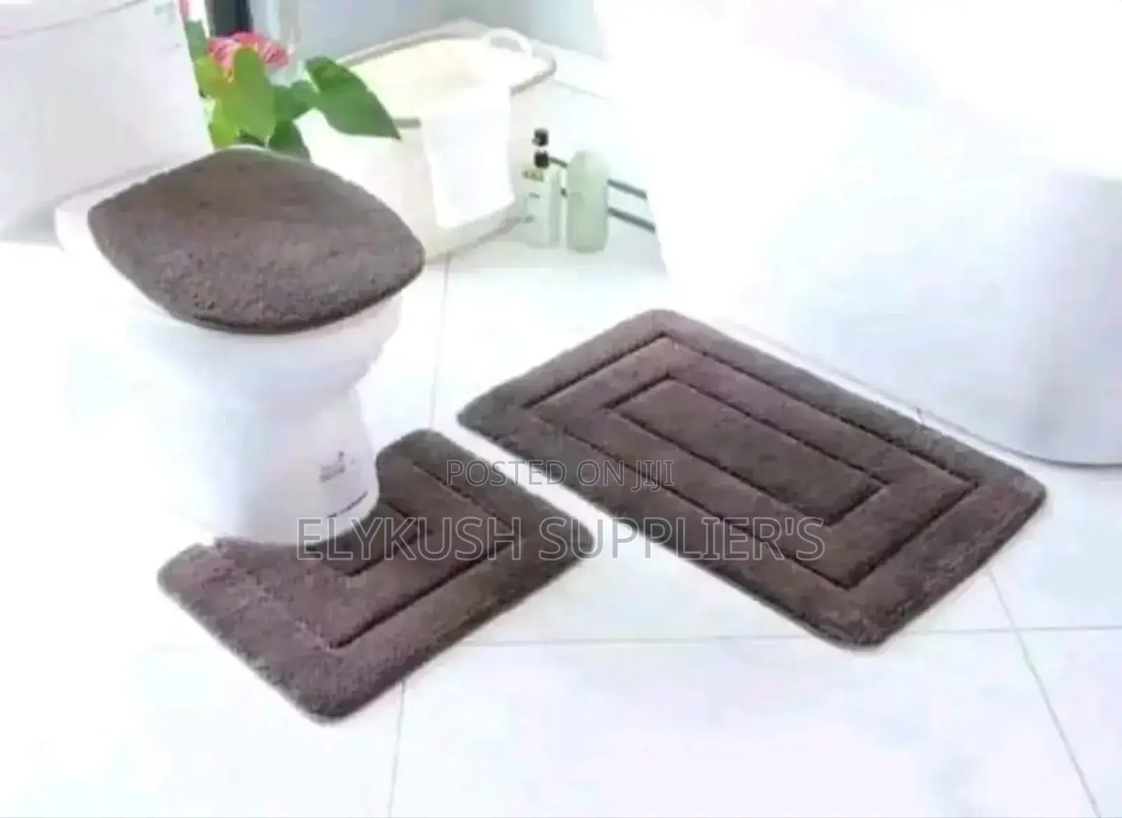 * 3pc Set Antislip Toilet Mats* ~Suitable for Bathroom