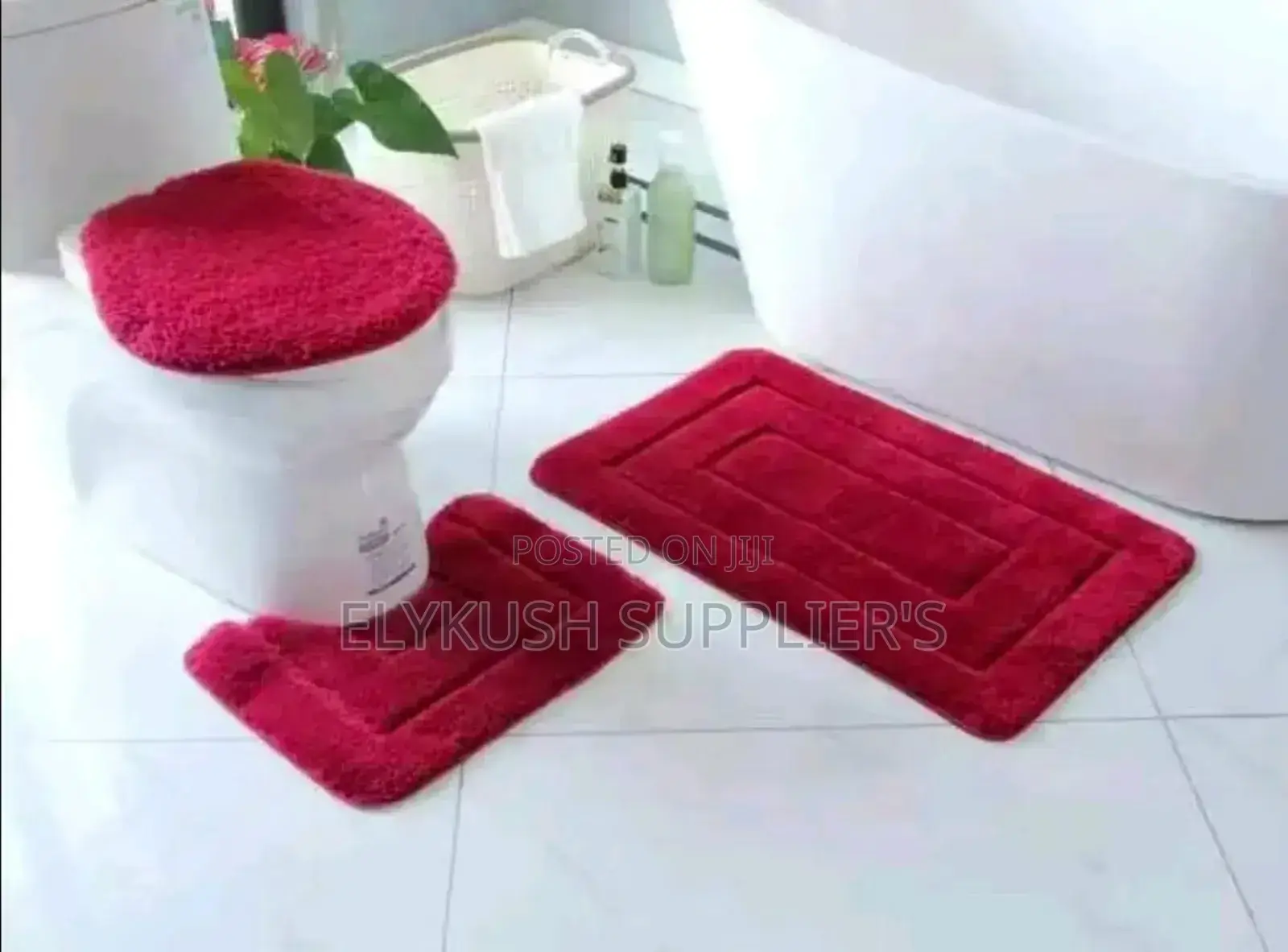 * 3pc Set Antislip Toilet Mats* ~Suitable for Bathroom
