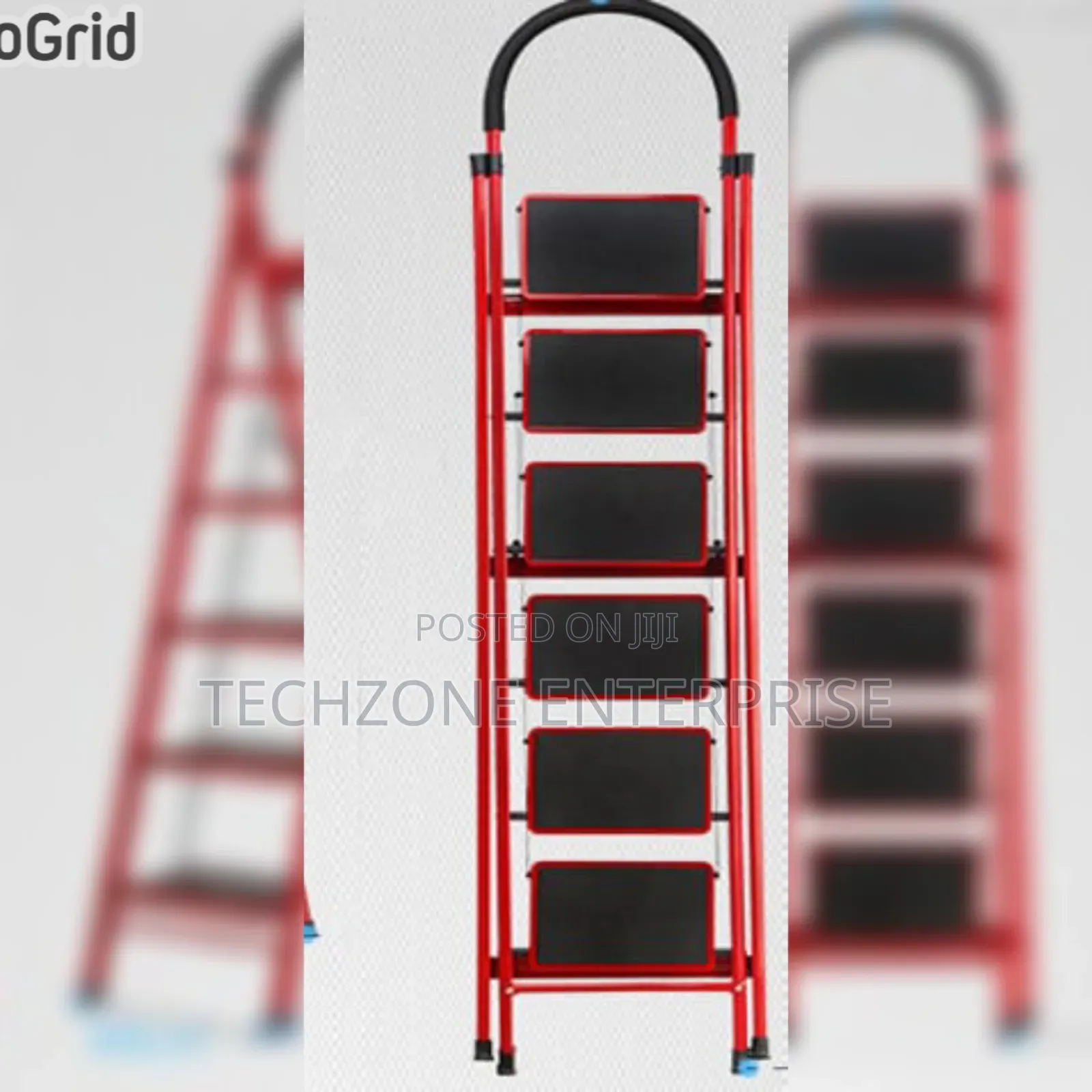 6 Step Steel Ladder With Rubber Mats