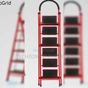 6 Step Steel Ladder With Rubber Mats