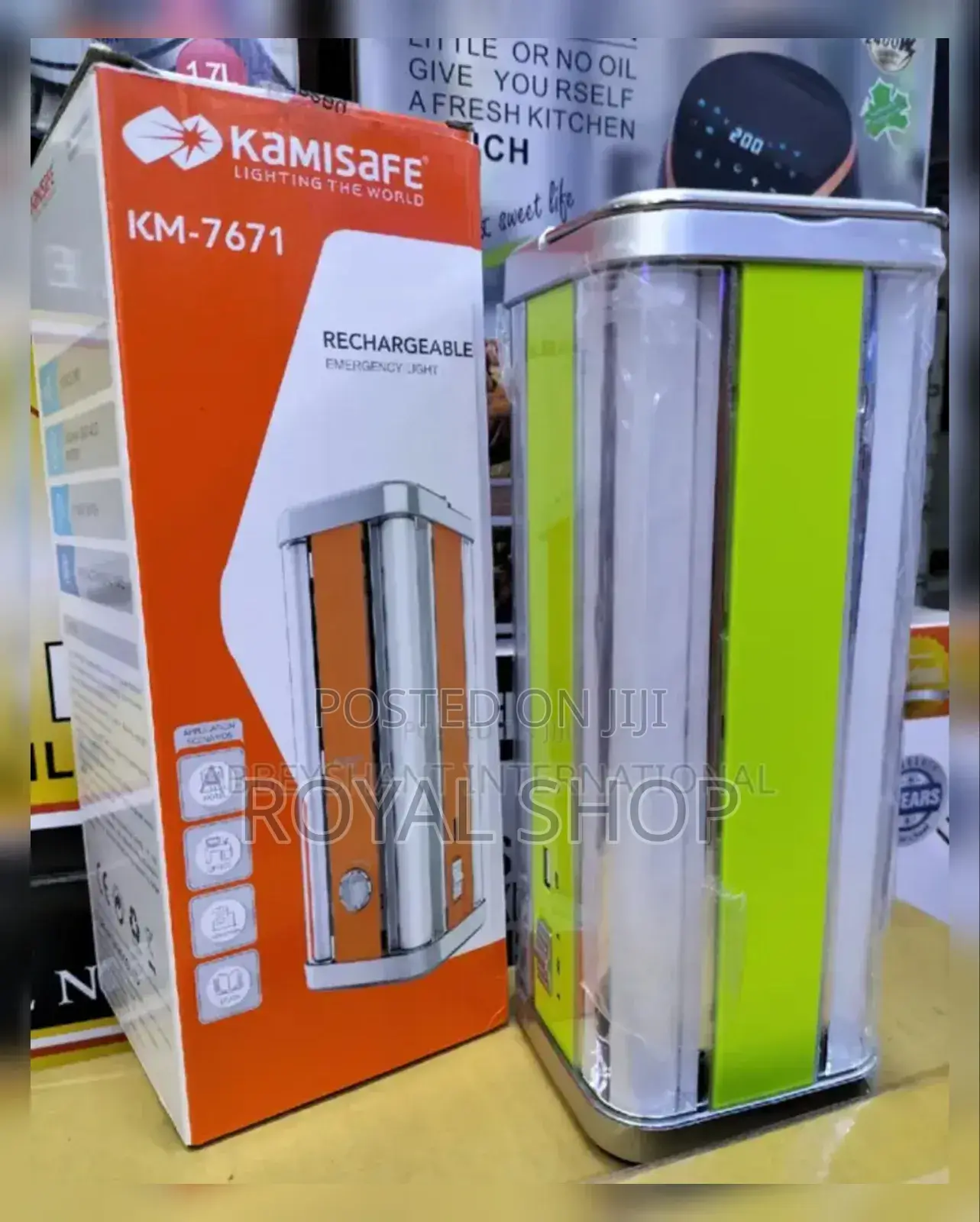 Kamisafe Rechargeable Lamp Adjustable