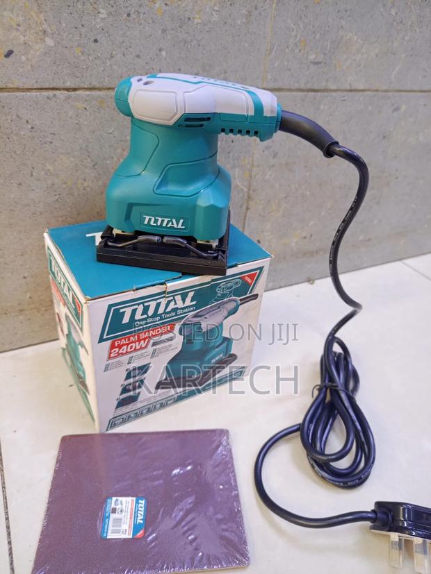 Total Industrial 14000rpm Corded Electric Palm Sander (240w)