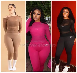 Trendy Women’S 2-Piece Set – Long Sleeve Top Leggings