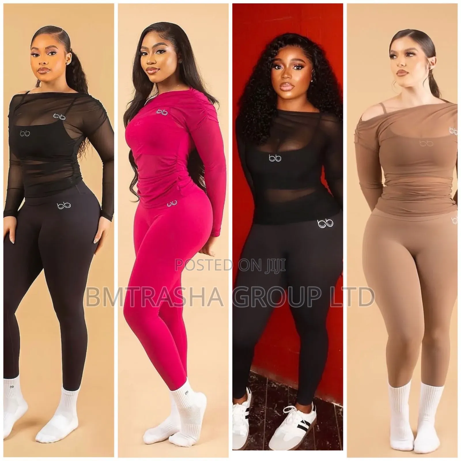 Trendy Women’S 2-Piece Set – Long Sleeve Top Leggings