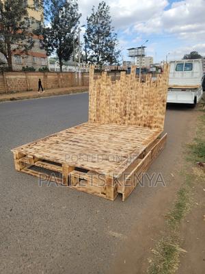 Pallet Bed - Wooden Pallets Bed - thumbnail 2