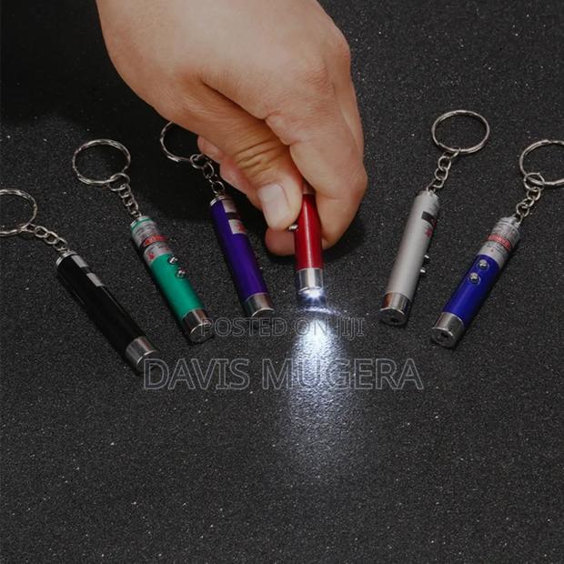 Laser Funny Cat 2 in 1 Red Laser Pointer Pen With White Led Light Toy - thumbnail 4